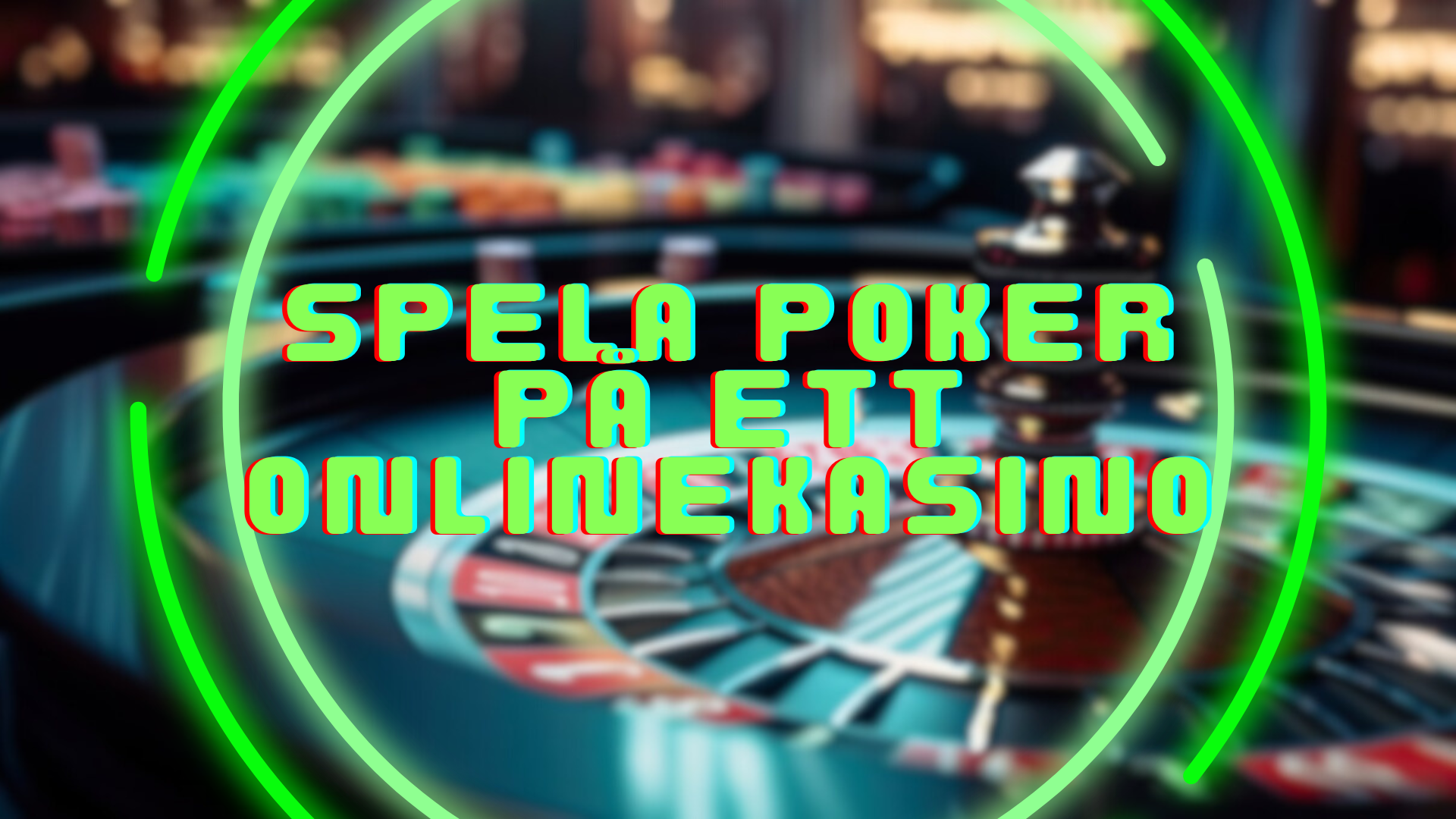 Spela poker på ett onlinekasino